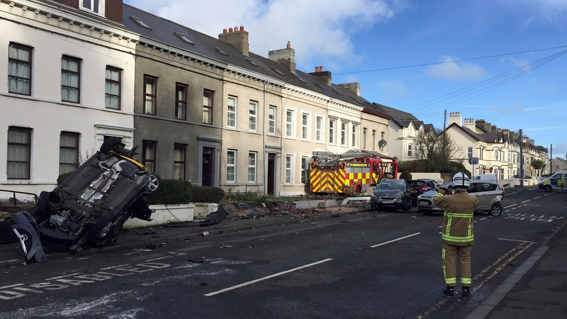 The incident happened at around 4.30am this morning in Larne