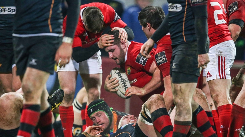James Cronin got the decisive try for Munster