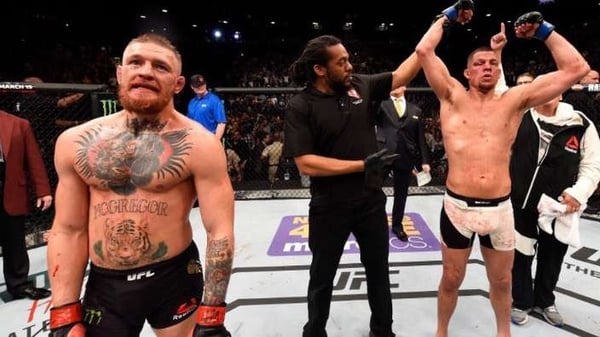 Nate Diaz beat Conor McGregor in round two