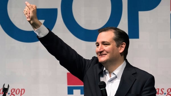 Senator Ted Cruz won Republican contests in Kansas and Maine