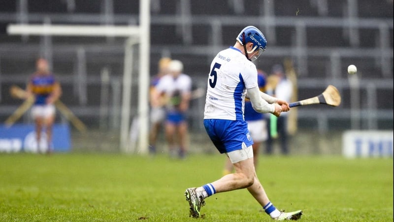 Waterford's Austin Gleeson hammers over his long-range winner at Semple Stadium