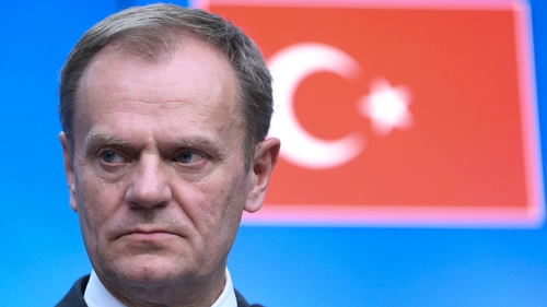 EU President Donald Tusk said challenges for Turkey cannot be solved with guns