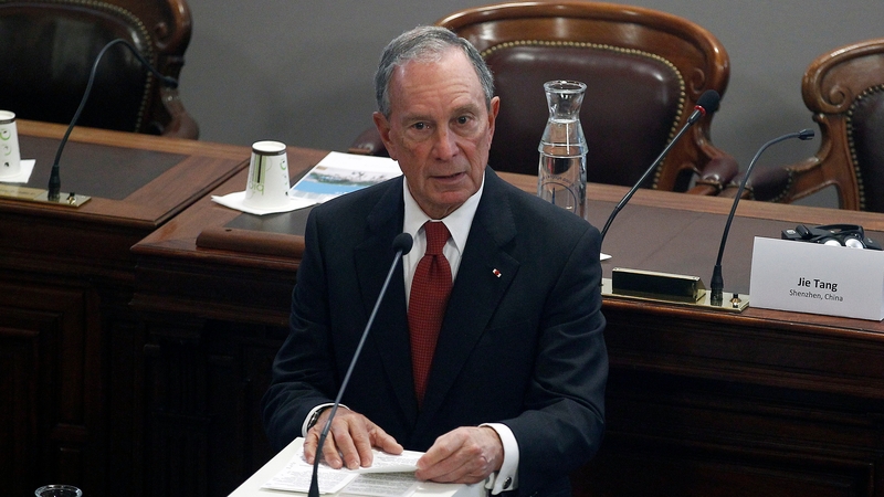 Michael Bloomberg was in London to open a new European headquaters for his company