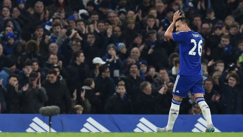 John Terry picked up a hamstring injury in Chelsea's 5-1 win over Newcastle