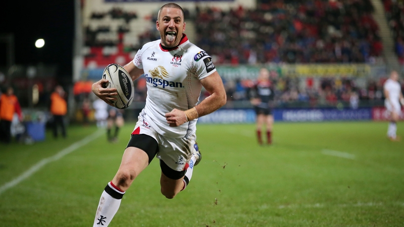 Ian Humpheys has scored two tries in his eight appearances for Ulster this season
