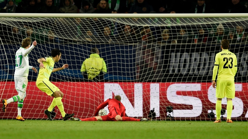 Andre Schuerrle (left) was on hand to score the only goal of the game
