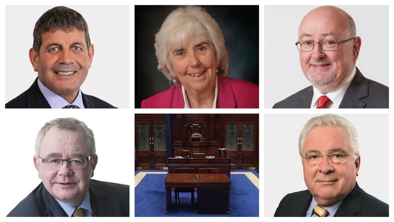 Andrew Doyle, Maureen O'Sullivan, Caoimhghín Ó Caoláin, Seán Ó Fearghaíl and Bernard Durkan are in contention