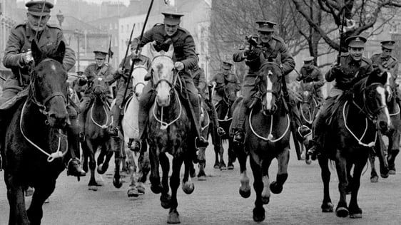 'Insurrection' Lancers on O'Connell Street (1966)
