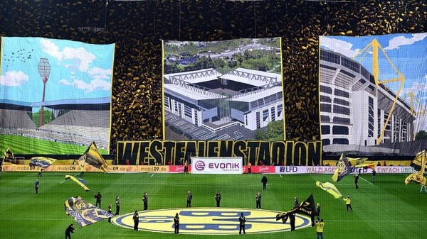 The Westfalenstadion wil lbe awash with colour for the visit of Spurs on Thursday night