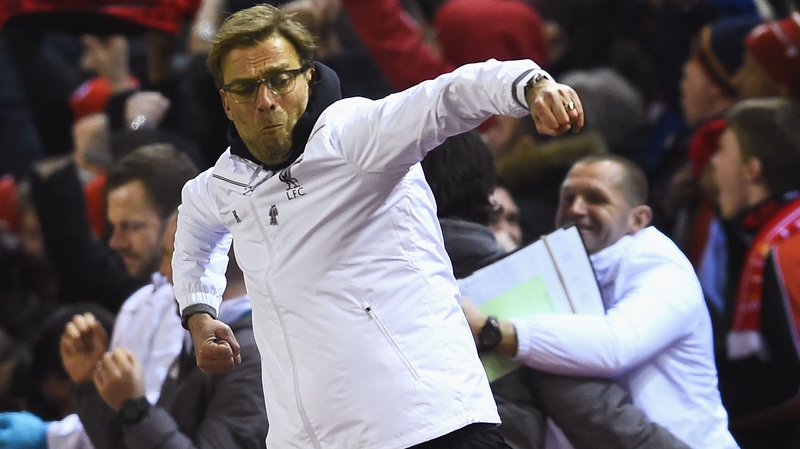 Klopp is happy with Liverpool's progress this season