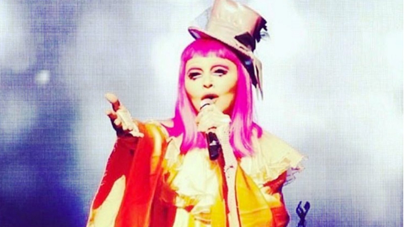 Madonna is currently on tour in Australia and dedicated a song to Rocco. Pic:Instagram