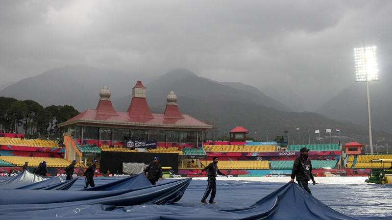 Ireland needed to bat at least five overs for a result in Dharamsala