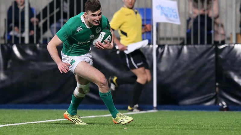 Shane Daly scored Ireland's only try