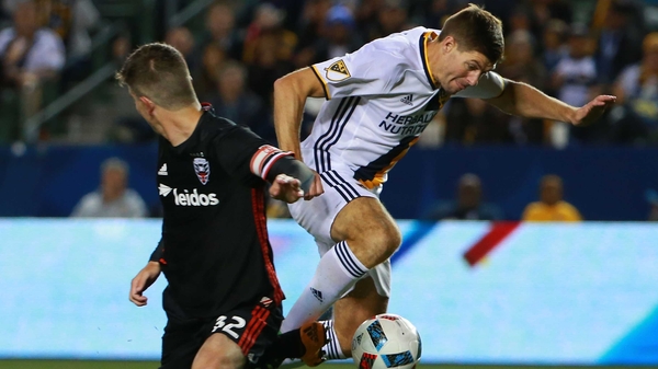 Steven Gerrard couldn't prevent Galaxy falling to defeat