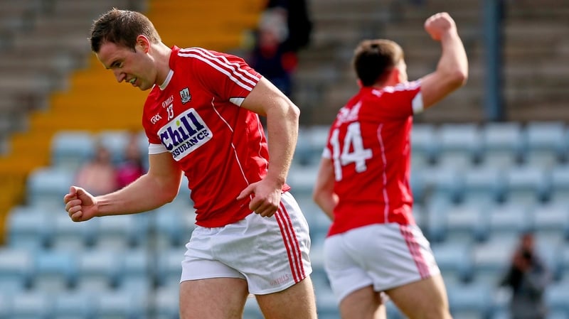 Colm O’Neill celebrates his goal