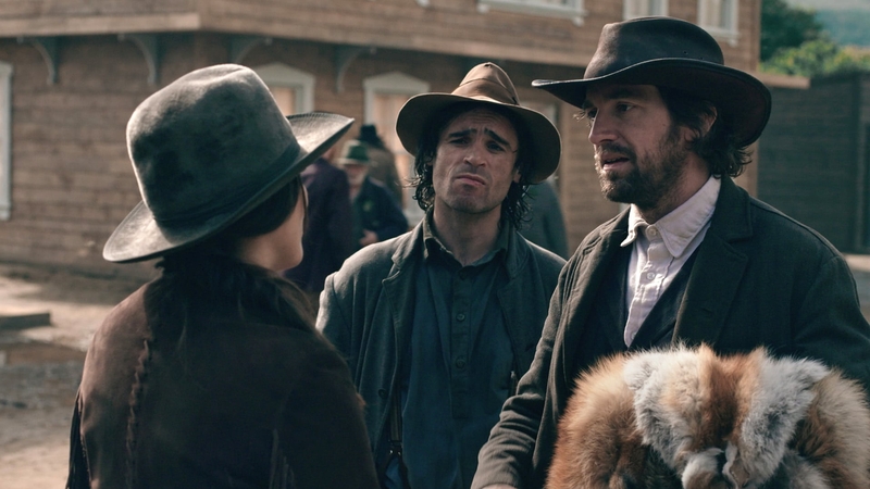 L-R Dara Devaney as Séamus Connolly and Owen McDonnell as Tom Connolly in An Klondike