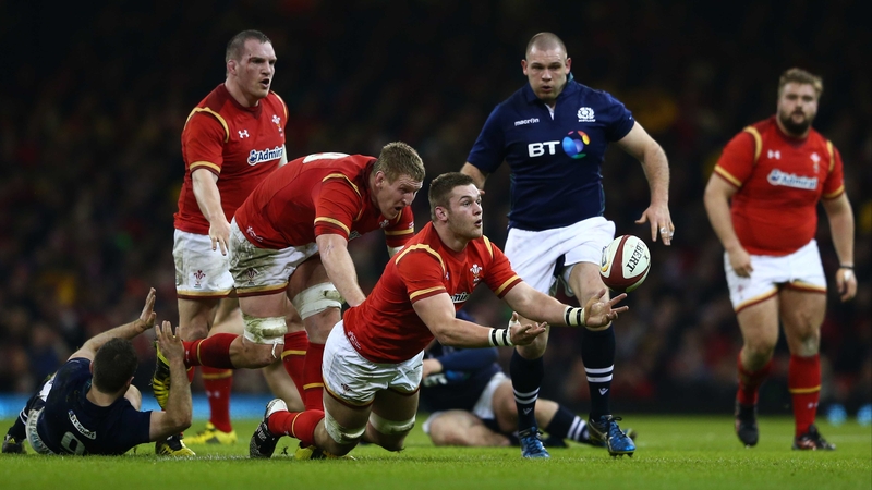 Dan Lydiate in action against Scotland