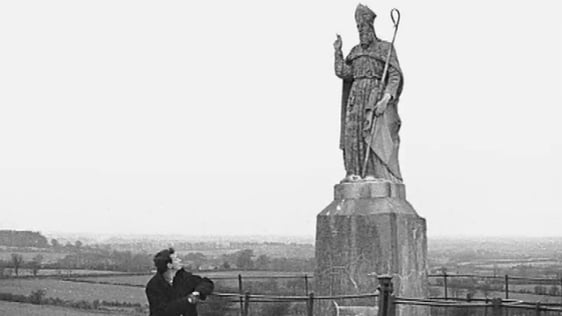 St Patrick Statue on Hill of Tara