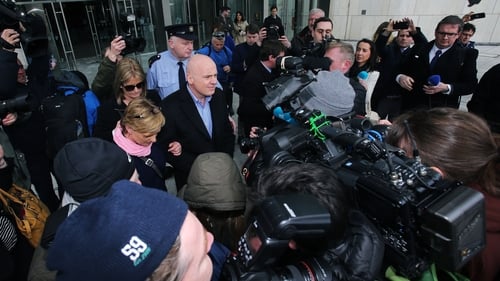 David Drumm arrived back in Dublin Airport in 2016