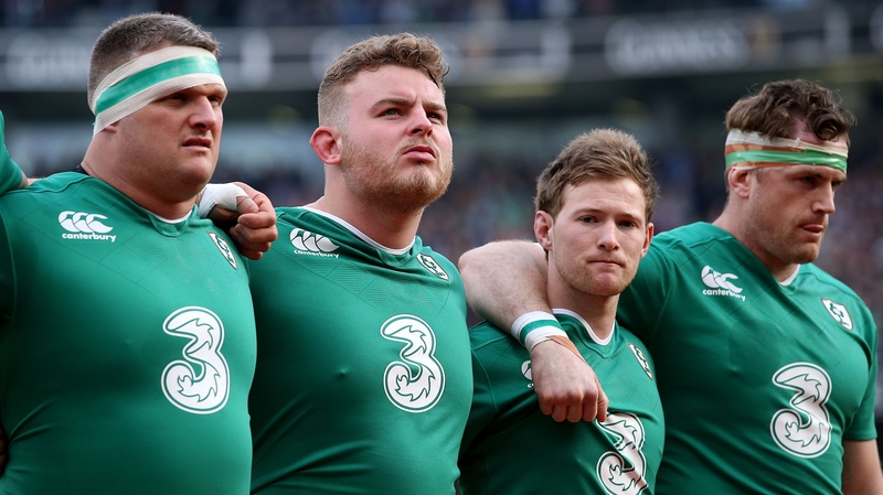 Nathan White, Finlay Bealham and Kieran Marmion, pictured with Jamie Heaslip, represented Connacht for Ireland against Italy