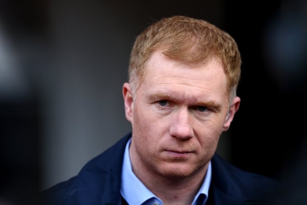 Former Manchester United midfielder Paul Scholes