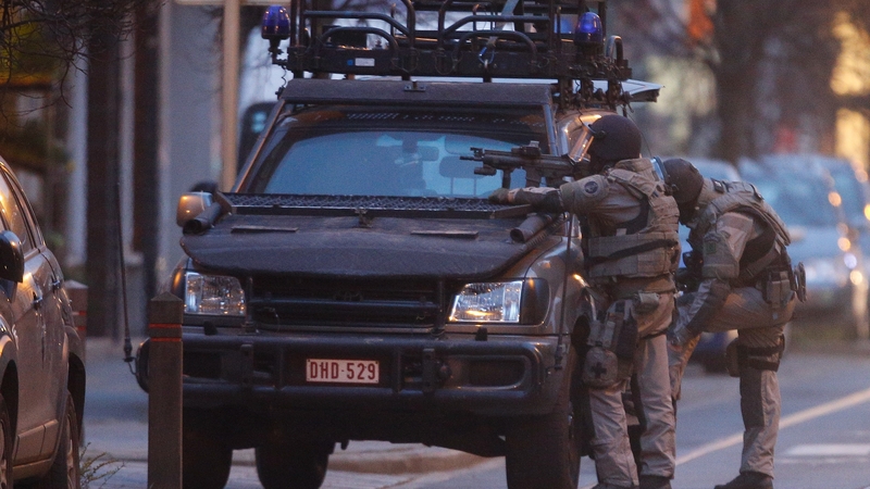 Four officers were injured during a search operation