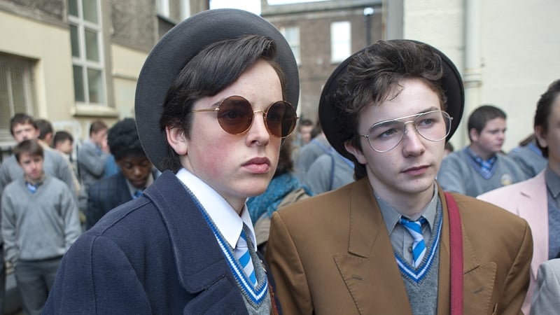 Ferdia Walsh-Peelo and Mark McKenna in Sing Street