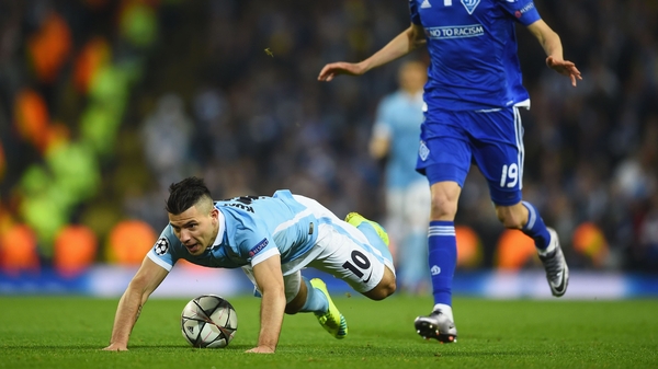 Sergio Aguero and Manchester City stumbled into the Champions League quarter-finals