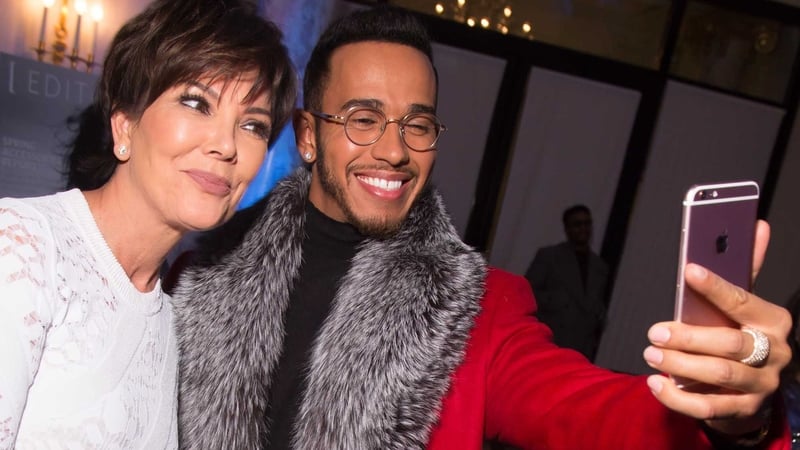 Lewis Hamilton is a fan of the selfie