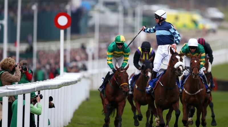 Davy Russell takes the plaudits after winning on Diamond King