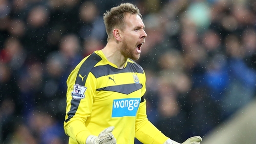 Newcastle United goalkeeper Rob Elliot