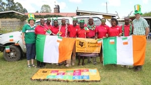 Maria Kidney from Cork and Martin Ballantyne from Sligo celebrate with the Friends of Londiani in Kenya