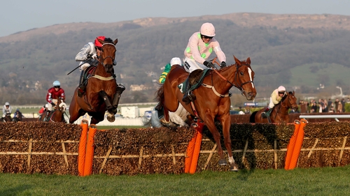 Limini in action in last year's Dawn Run Mares' Novices' Hurdle