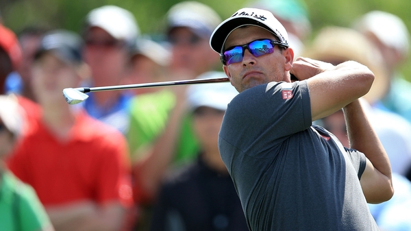 Adam Scott is bidding for his third successive victory
