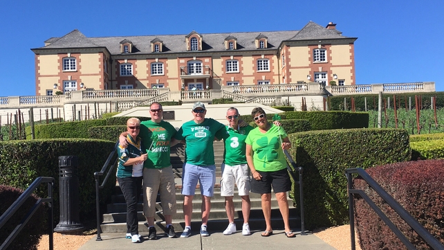 The Kilfoyle clan on tour in Napa Valley, California