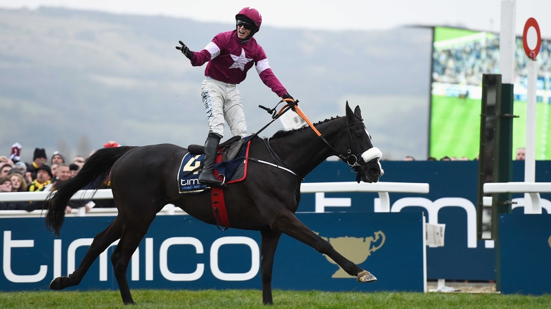 Bryan Cooper celebrates Gold Cup glory aboard Don Cossack