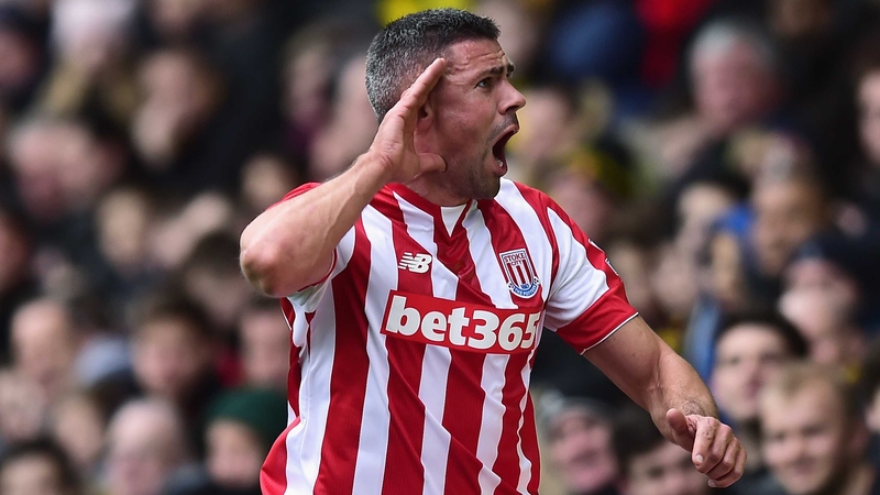 Jonathan Walters celebrates his opener