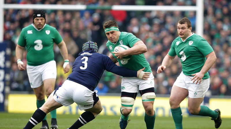 CJ Stander in action against Scotland