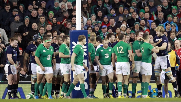 Tempers flared at various points in the second half