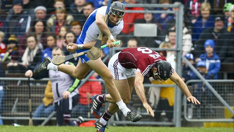 Waterford's Maurice Shanahan comes out on top against Andy Smith