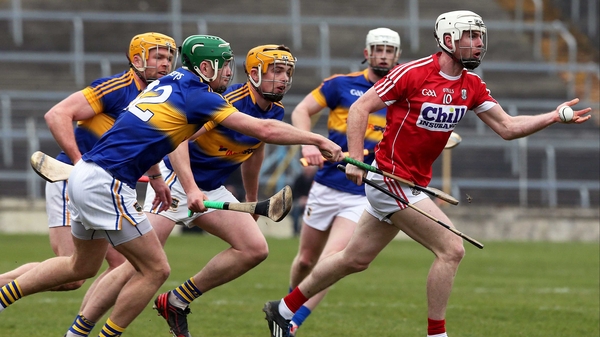 Cork's Brian Lawton clears under pressure