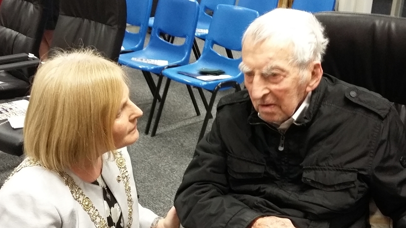 Mayor Críona Ní Dhálaigh awarded the honour to Fr Joseph Mallin