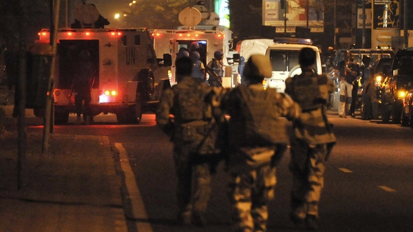 One attacker was killed and two others were arrested