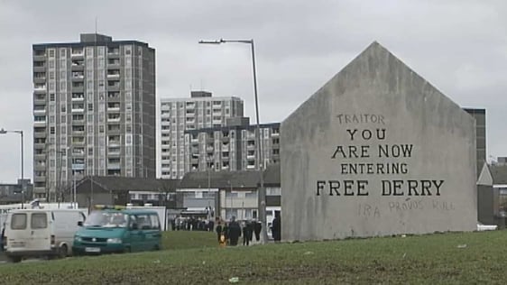 Ballymun as Derry for Bloody Sunday Film (2001)