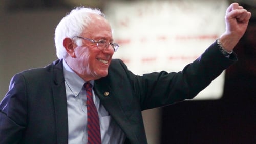 Bernie Sanders said national polls show him gaining on Hilary Clinton