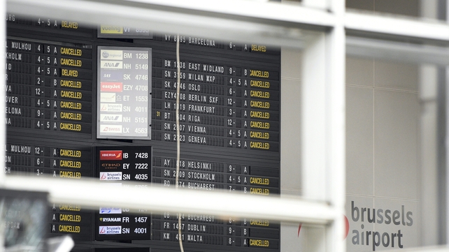 The airport is closed to traffic until the weekend