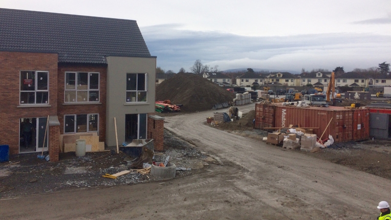 Around €150,000 is spent on the actual construction of a three bed semi in the greater Dublin area