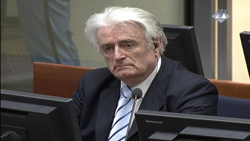 Radovan Karadzic was sentenced to 40 years in jail