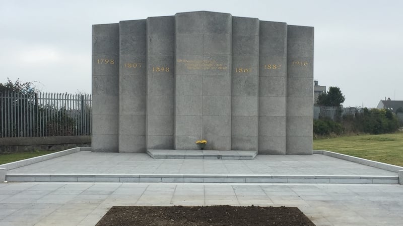 St Paul's 1916 memorial in Glasnevin Cemetery, one of the main sites used for burial of those who died during the Easter Rising