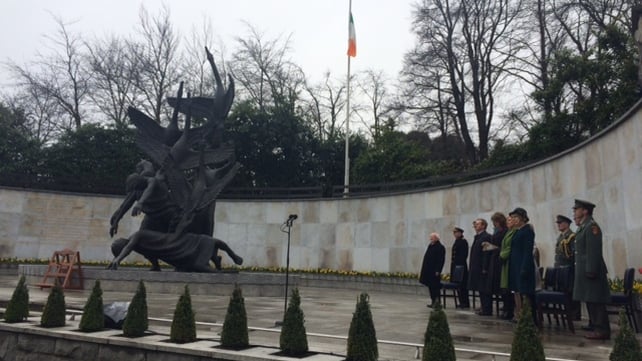 The 'Ceremony of Remembrance' took place at the Garden of Remembrance